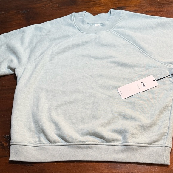 NWT ALO YOGA heavyweight offline crew neck pullover🦋 - Picture 8 of 14